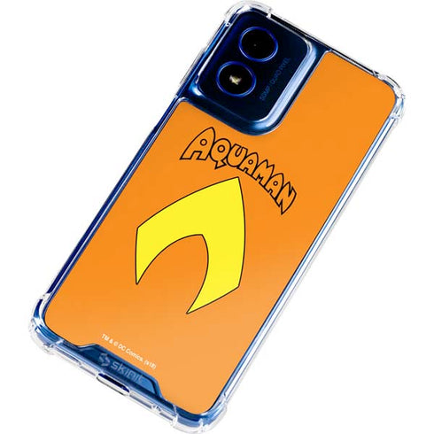 DC Comics Aquaman Classic Logo Moto G 5G (2024) Clear Case